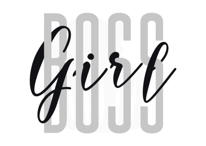 plakat do wydruku Girl BOSS
