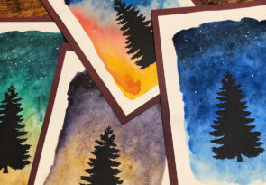 DIY kartki na święta